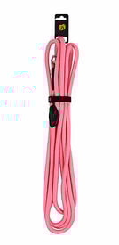 Animalis - Longe en Corde Forte pour Chien Rose
