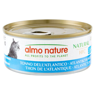 Almo Nature - Pâtée en Boîte HFC Natural Thon de l'Atlantique pour Chat