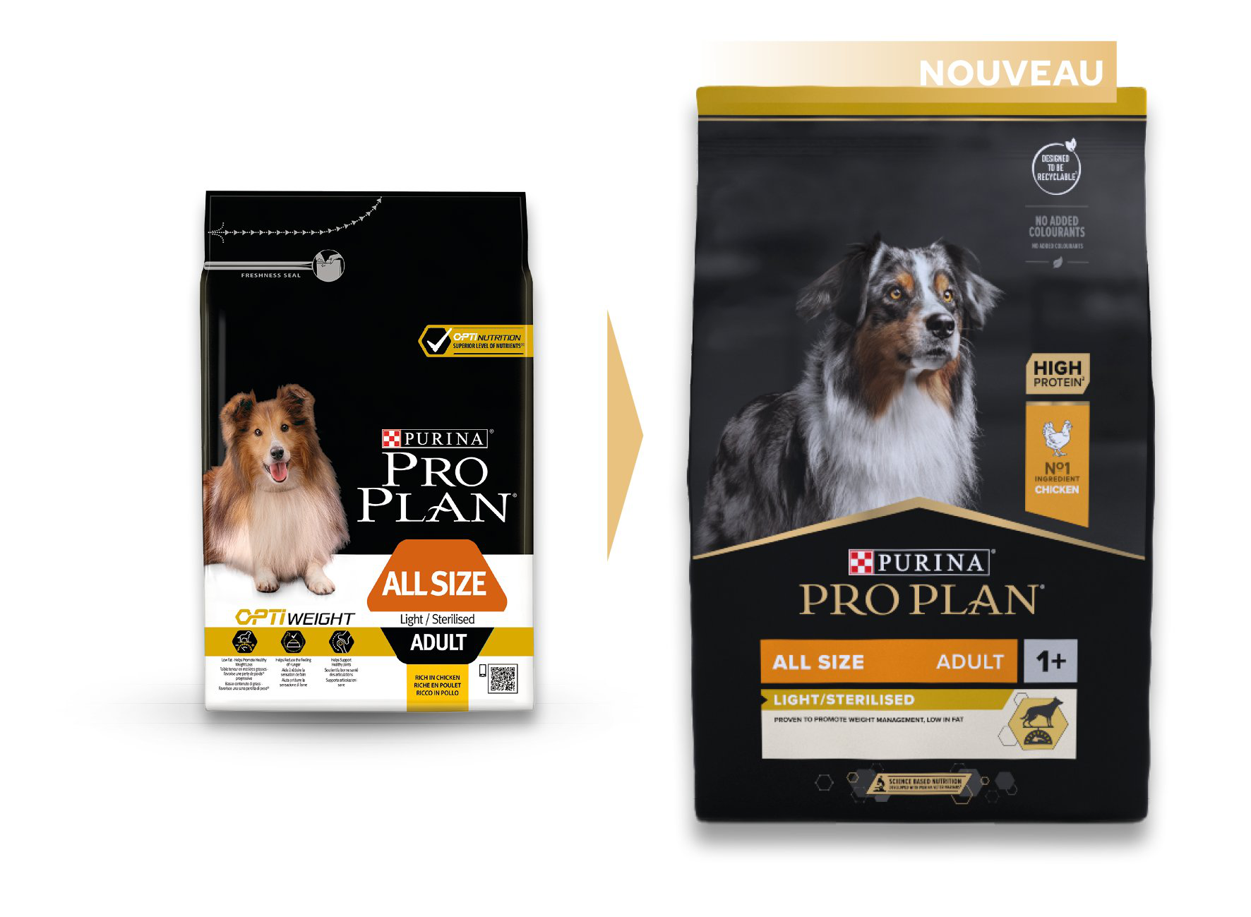 Pro Plan - Croquettes All Size Light Sterilised Poulet pour Chien - 3Kg Image num&eacute;ro 2