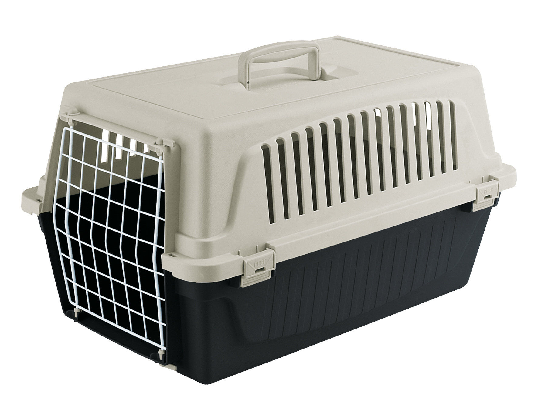 Ferplast - Panier de Transport Atlas 20 EL - Noir/Beige Image num&eacute;ro 2