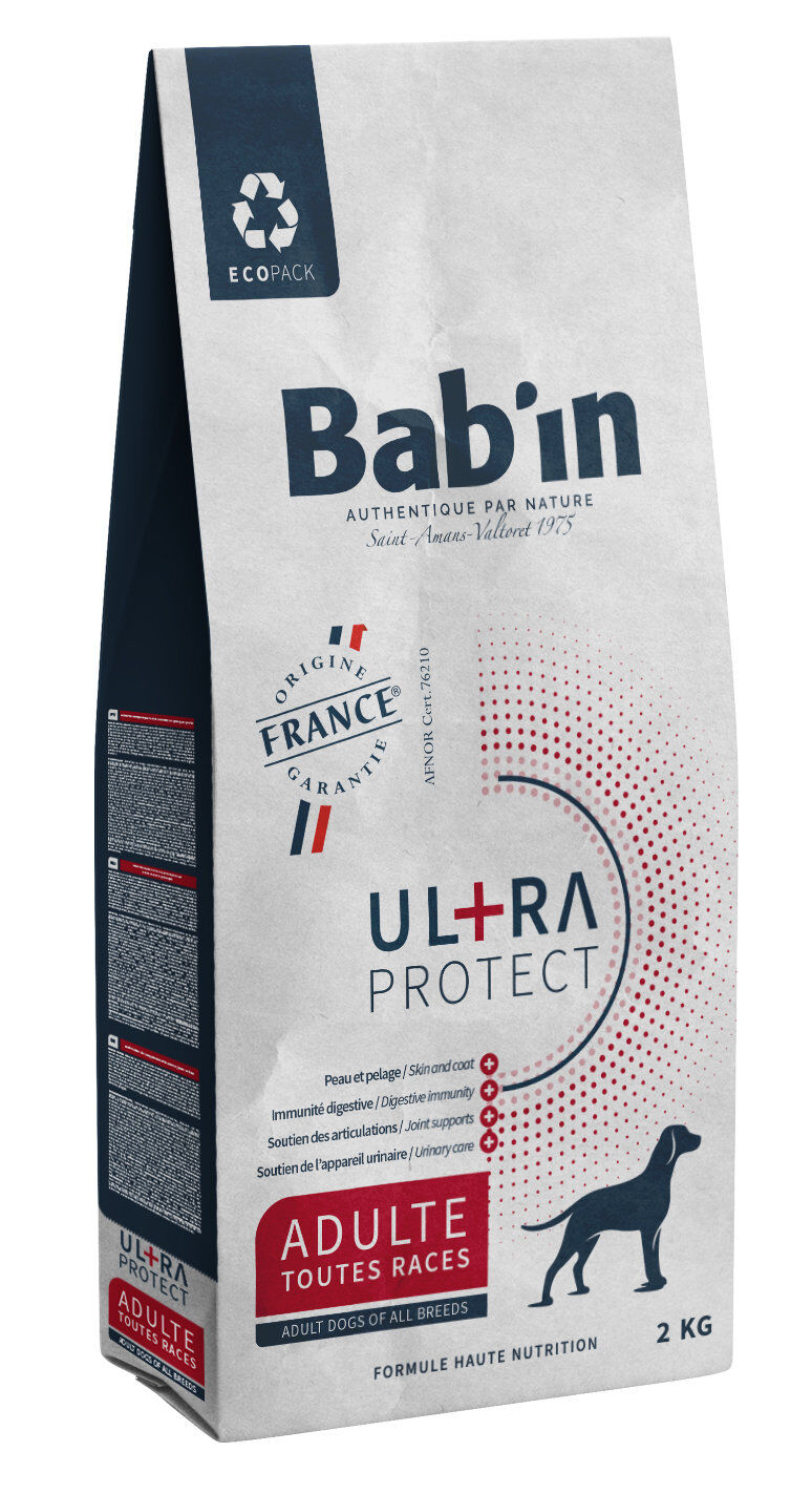 Bab'in -  Croquettes Poulet pour Chiens Medium - 2kg Image num&eacute;ro 1