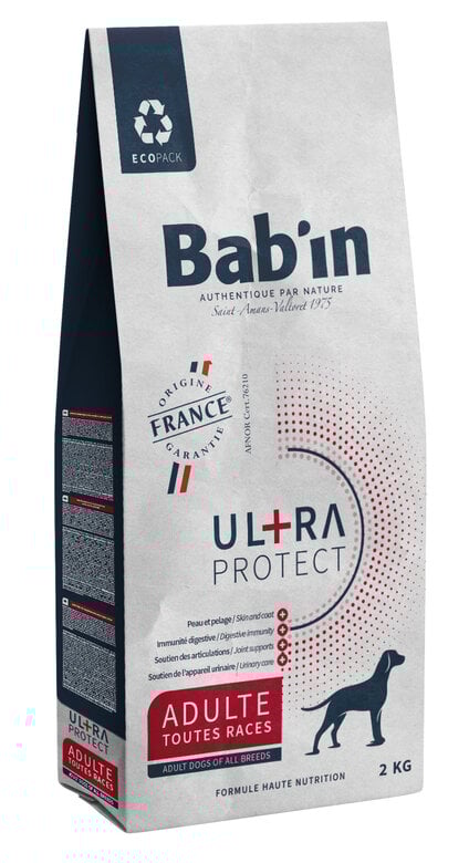 Bab'in -  Croquettes Poulet pour Chiens Medium - 2kg Image numéro 1 Bab'in -  Croquettes Poulet pour Chiens Medium - 2kg Image numéro 1