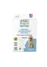 Anju Beaute - Pipettes Antiparasitaire Répulsives BIO pour Chiens plus de 20kg - x 4