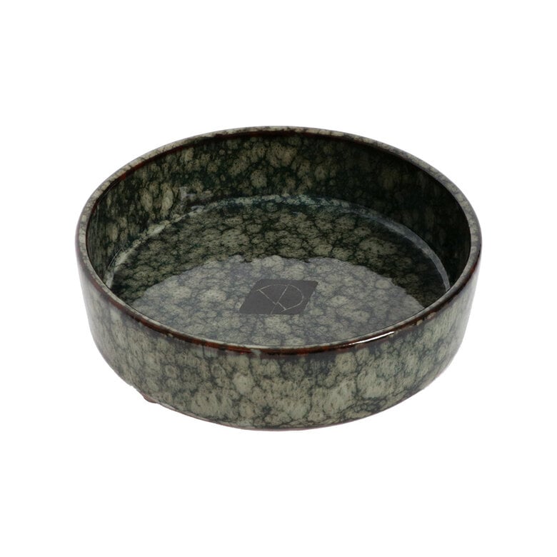 D&D - Gamelle et Ecuelle D'eau Jasper pour Chat 200ml - 13,5x13,5x3,5cm Vert Image numéro 1 D&D - Gamelle et Ecuelle D'eau Jasper pour Chat 200ml - 13,5x13,5x3,5cm Vert Image numéro 1