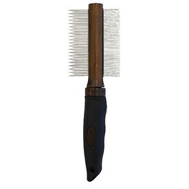Croci - Peigne Double BARBERSHOP pour Chien et Chat - 21x6x2,5cm