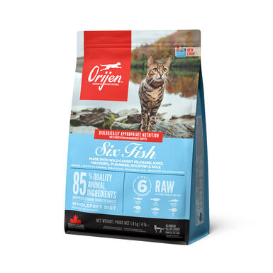 Orijen - Croquettes Six Fish pour Chat - 1,8Kg