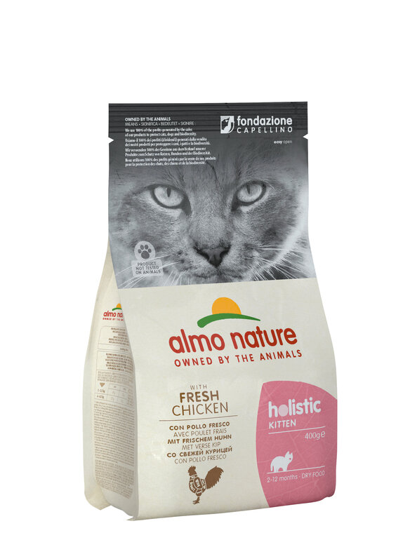 Almo Nature Holistic - Kitten Poulet Frais Sac 400 Gr image number null