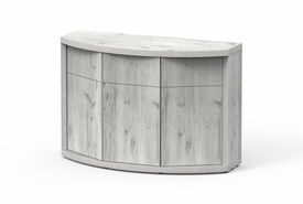 Aquatlantis - Meuble SUBLIME HORIZON 120 Chêne Blanc pour Aquarium - 120x49x83cm
