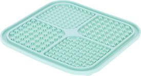 Kerbl - Tapis à lécher turquoise pour chiens - 20x20cm