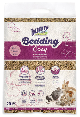 BunnyNature - Litière naturelle paille Bedding Cosy - 20 l