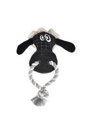 Animalis - Jouet Mouton Corde + Laine Recyclée pour Chiens - 25cm
