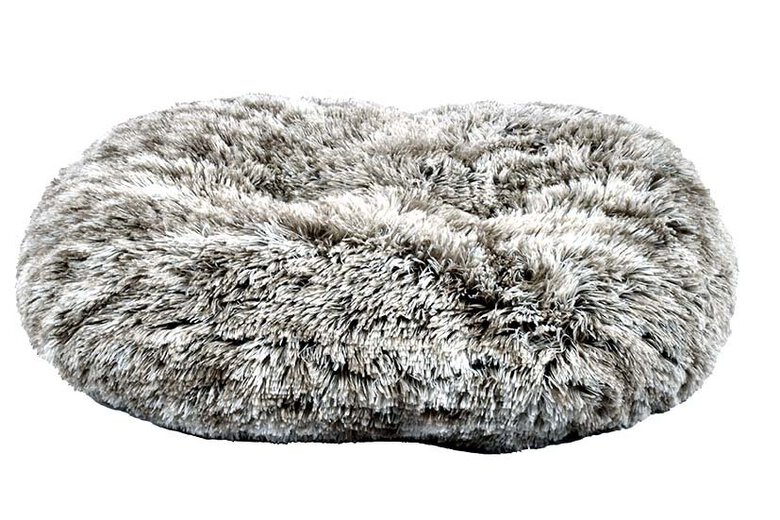 Bobby - Coussin Oval Poilu Gris pour Chien - 55x45cm Image numéro 1 Bobby - Coussin Oval Poilu Gris pour Chien - 55x45cm Image numéro 1