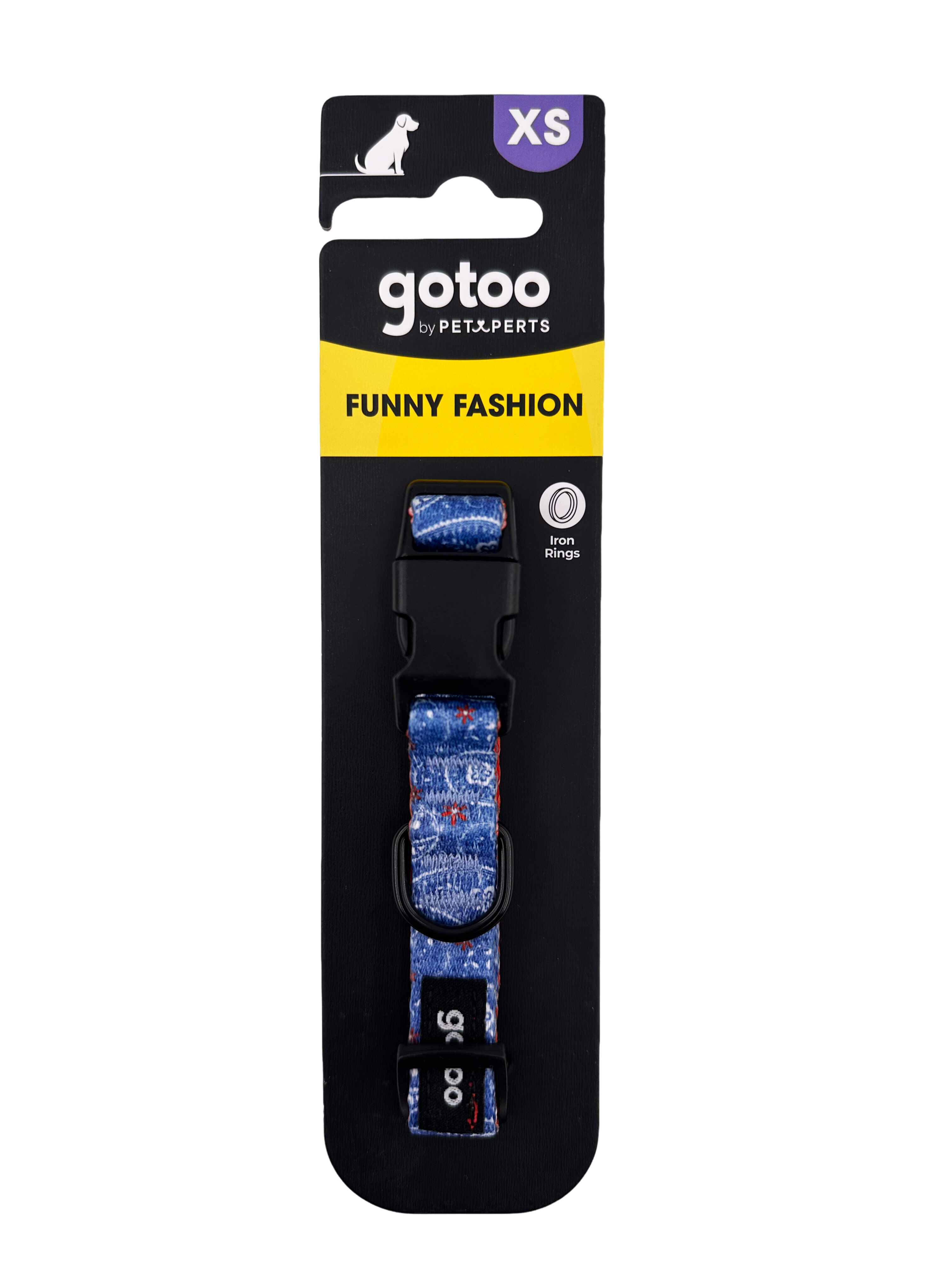 Gotoo - Collier en Jean Bleu pour Chien - XS Image num&eacute;ro 4