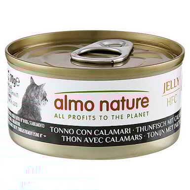 Almo Nature - Pâtée Hfc Jelly Thon Avec Calamars - 70g