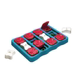 Nina Ottosson - Jeu Educatif Dog Brick-Blu pour Chiens - 31,5x21,5x4 cm