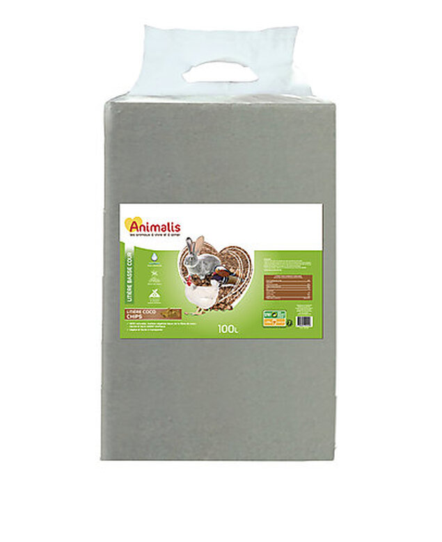 Animalis - Litière Coco Chips pour Basse Cour - 100L image number null