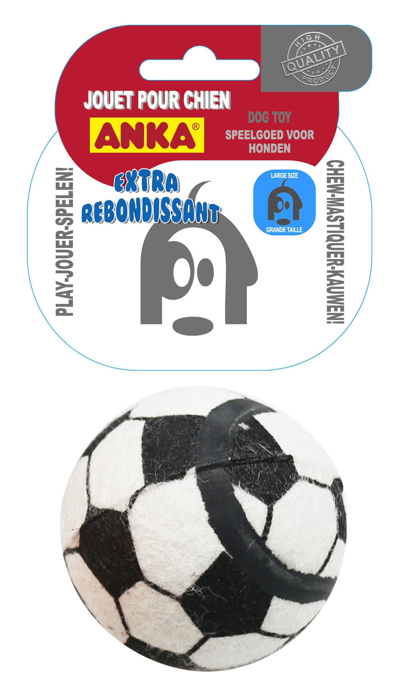 Anka - Balle Tennis Xtra Rebond pour Chiens - 9cm Image num&eacute;ro 1