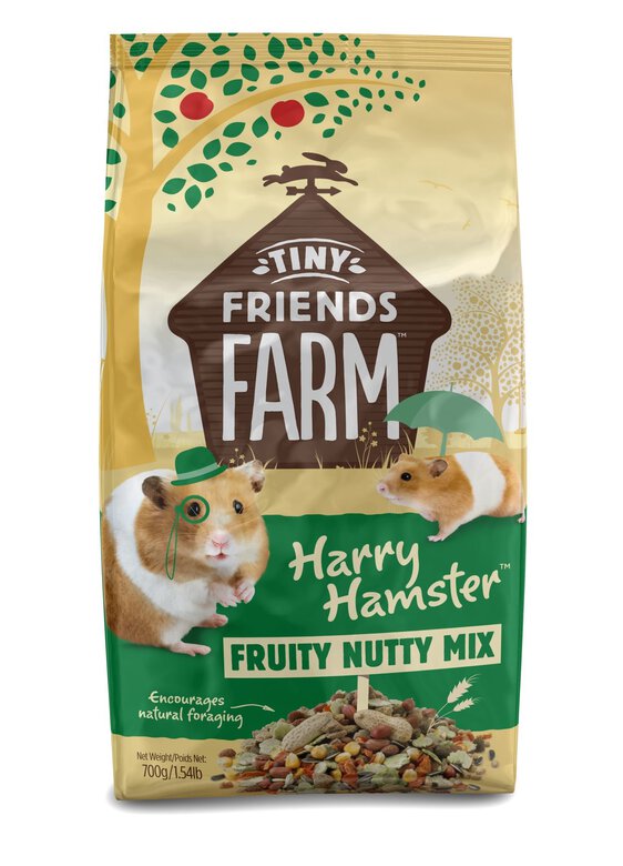 Tiny Friends Farm - Aliment Tiny Fruity Nutty Mix pour Hamsters - 700g Image numéro 1 Tiny Friends Farm - Aliment Tiny Fruity Nutty Mix pour Hamsters - 700g Image numéro 1