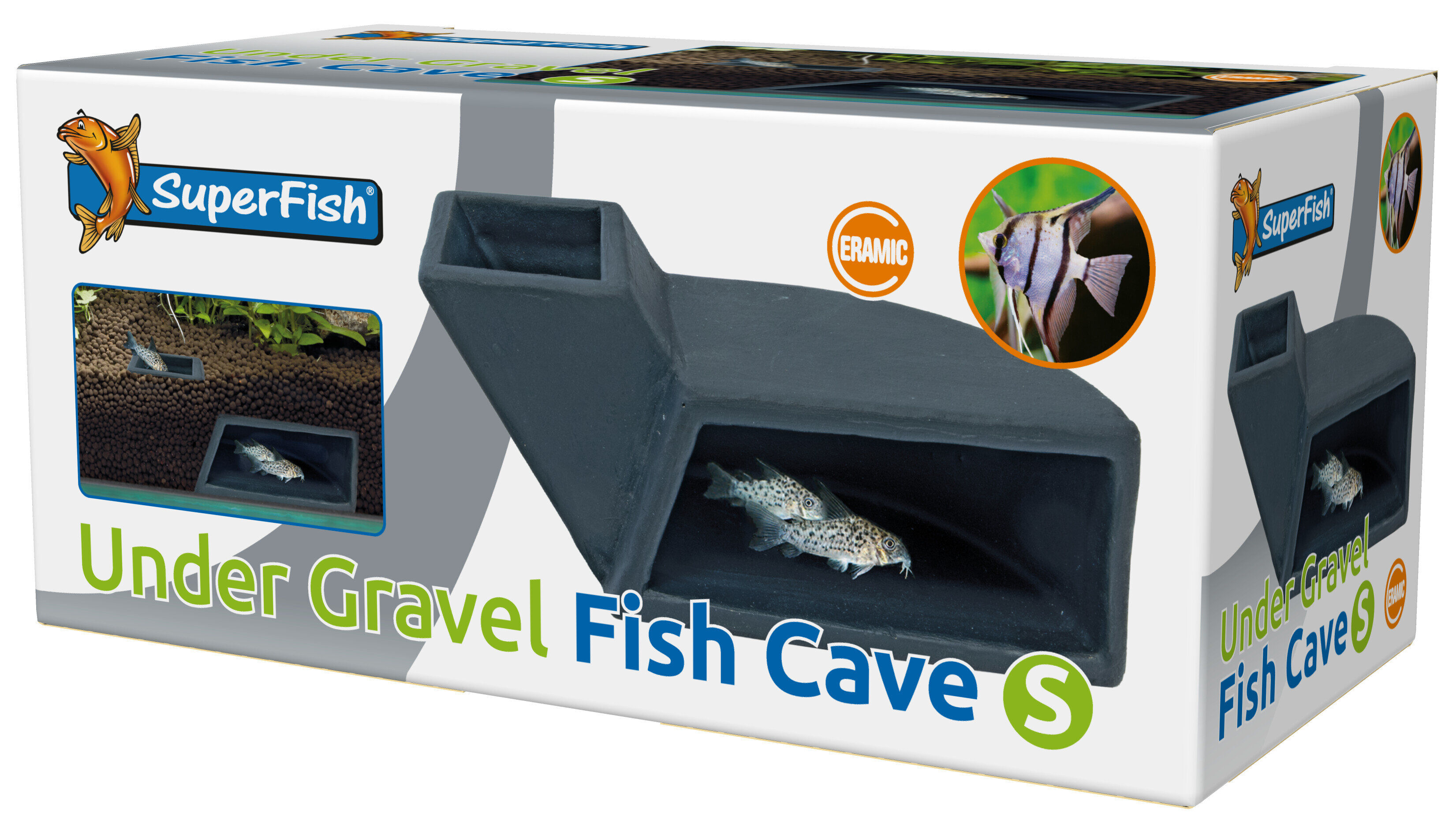 Superfish - Tunnel Immerg&eacute; pour Poisson de Fond - S /15cm Image num&eacute;ro 1