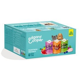 Edgard & Cooper - Multipack Boites 3 Saveurs pour Chien - 6x400g