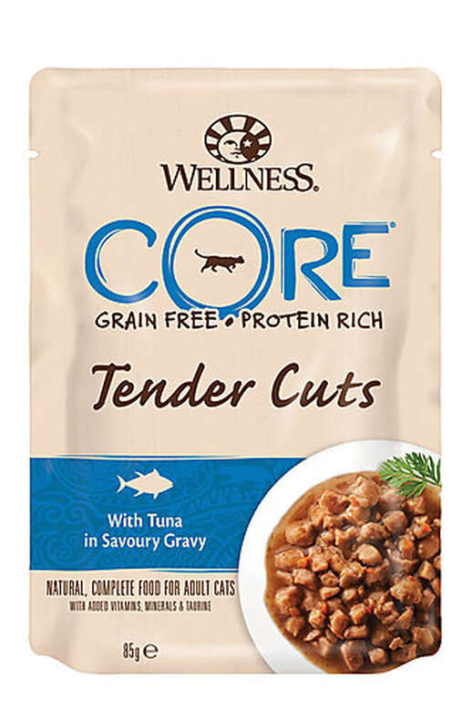 Wellness CORE - Repas Tenders Cuts au Thon pour Chat - 85g image number null