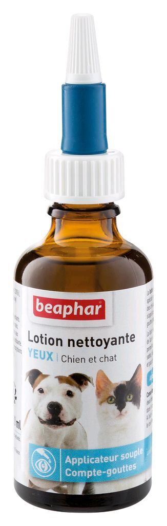 Beaphar - Lotion Nettoyante des Yeux avec Applicateur Souple pour Chiens et Chats - 50ml Image num&eacute;ro 1