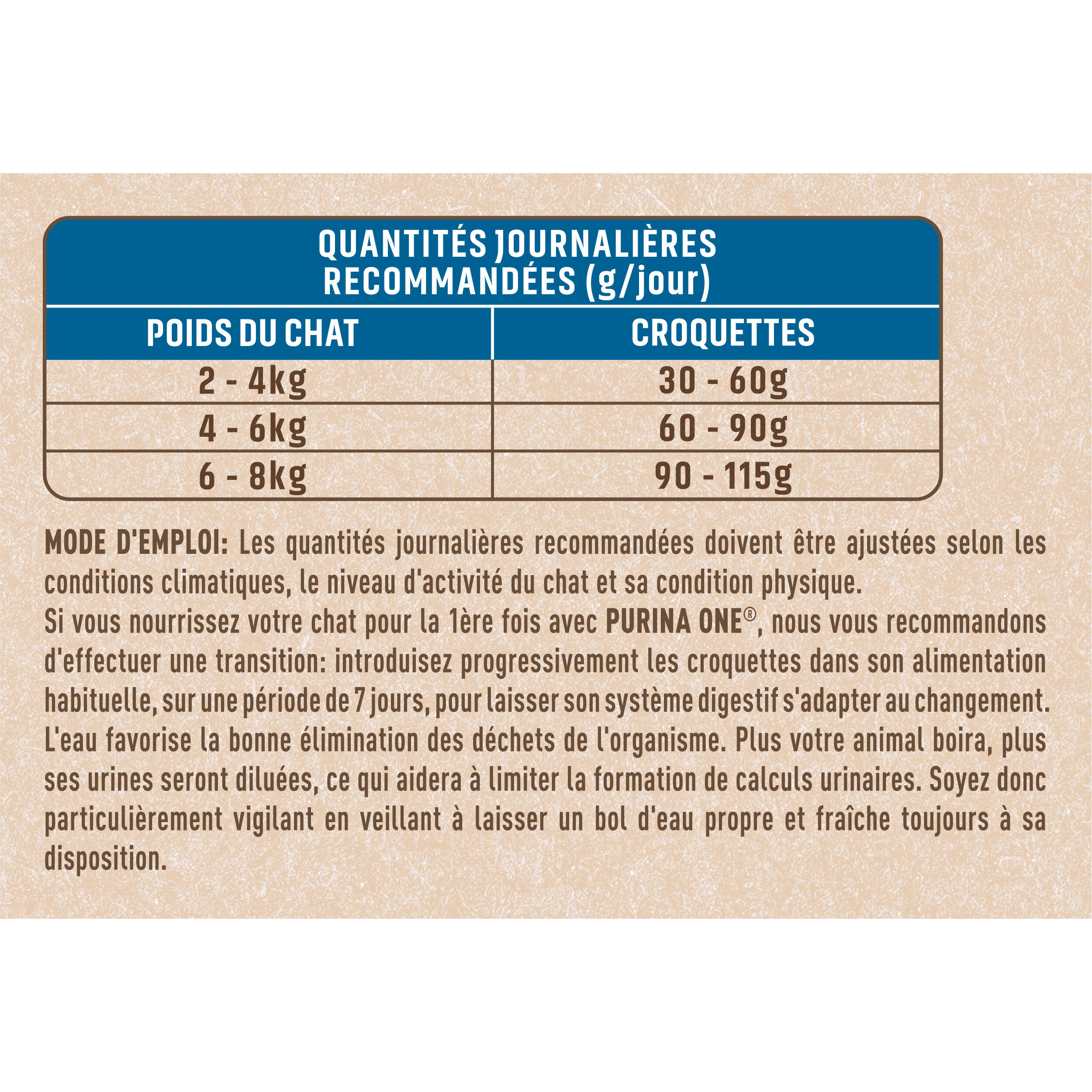 Purina One - Croquettes Adulte Sans C&eacute;r&eacute;ales B&oelig;uf pour chats adultes - 1,1kg Image num&eacute;ro 7