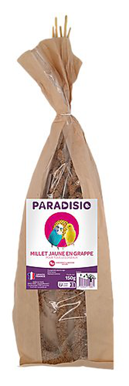Paradisio - Millet Jaune en Grappe pour Oiseaux - 150g image number null