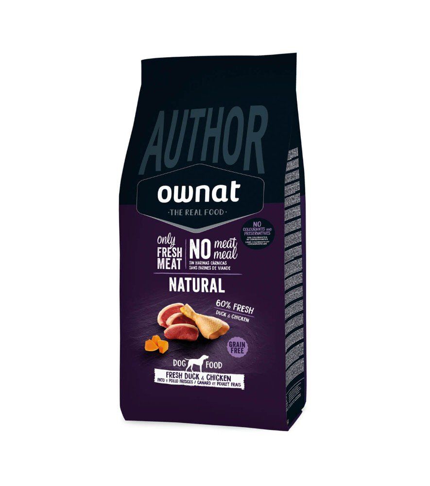 Ownat - Croquettes Natural Fresh Canard et Poulet pour Chiens - 3Kg Image num&eacute;ro 1