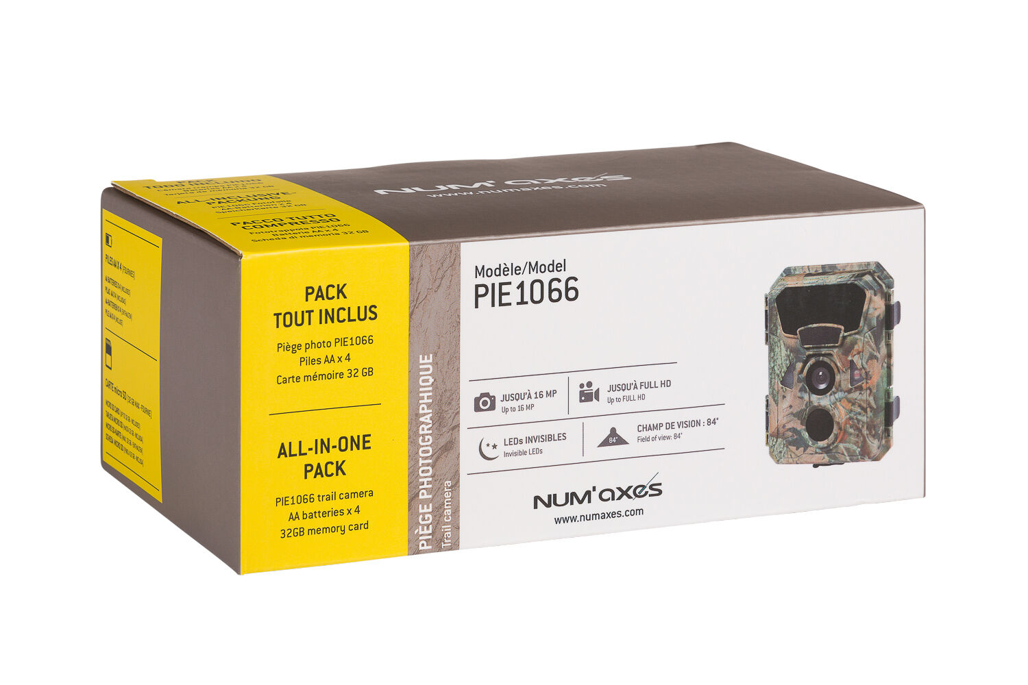 Num'axes - Appareil Pi&egrave;ge Photographique ou Cam&eacute;ra - 17,6x7,5x11,2cm Image num&eacute;ro 1