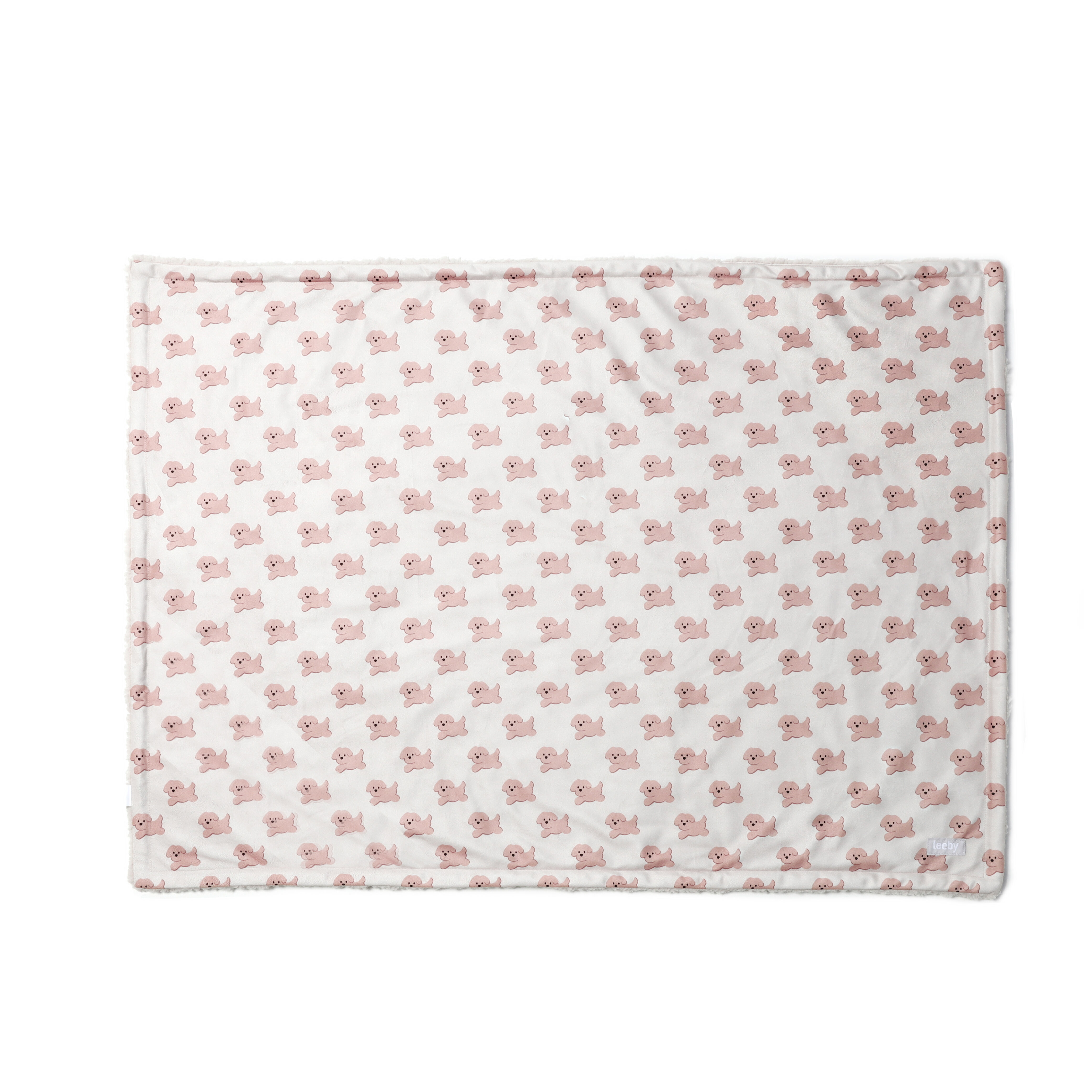 Leeby - Couverture Motifs Chiots pour Chiots - Blanc Image num&eacute;ro 3
