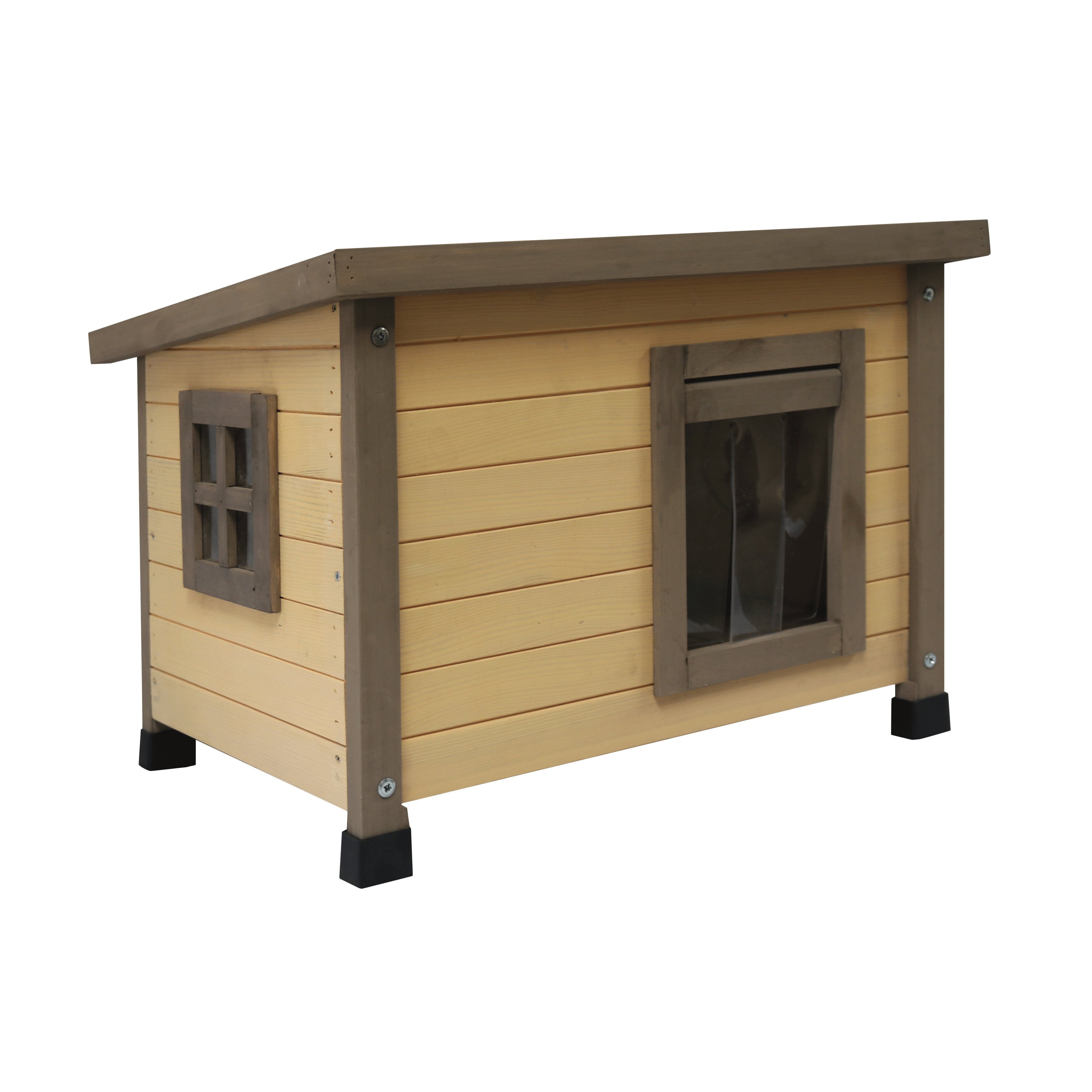 Duvoplus - Niche Pour Chien Woodland  Dacha Country - 57x45x42,5cm Image num&eacute;ro 1