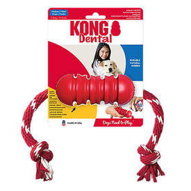 KONG - Jouet Dental w/Rope pour Chiens - M