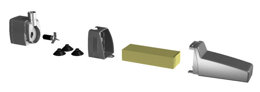 Eheim -  Filtre Int&eacute;rieur MiniFLAT Image num&eacute;ro 2