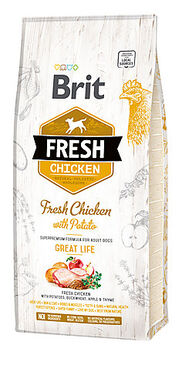 Brit - Croquettes Adult Poulet et Pomme de Terre pour Chien