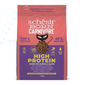 Schesir - Croquettes Born Carnivore Au Poulet Et Hareng Pour Chats - 1,25kg