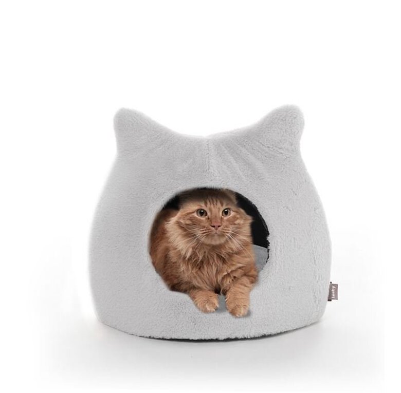 Leeby - Igloo Extra Doux pour Chats - Gris Image numéro 10 Leeby - Igloo Extra Doux pour Chats - Gris Image numéro 10