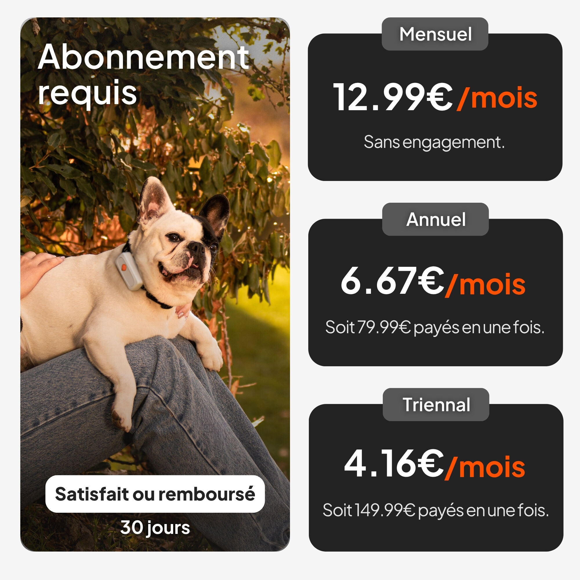 Weenect - Traceur GPS L/XL Edition 2023 pour Chiens - Blanc Image num&eacute;ro 5