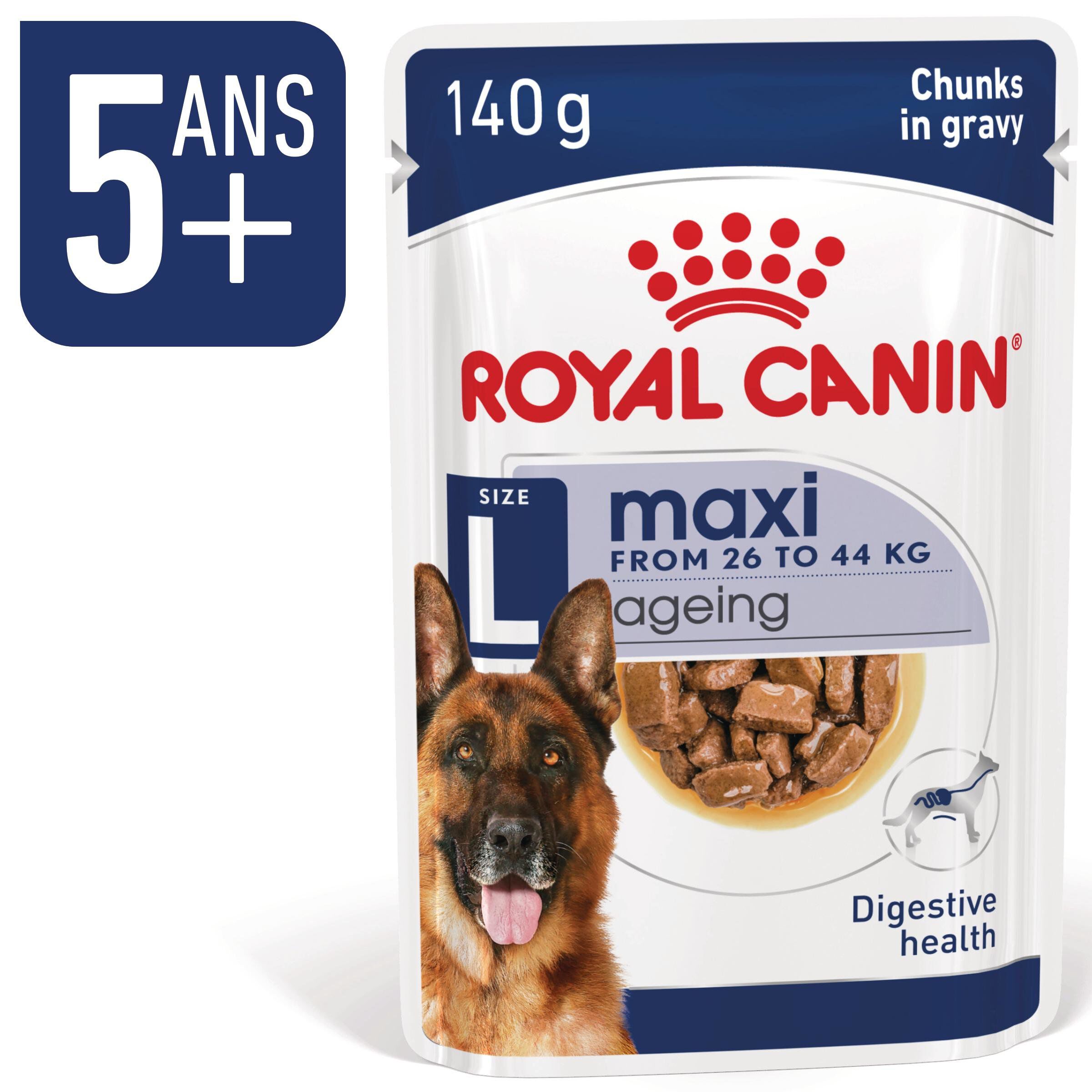 ROYAL CANIN - SACHET FRAICHEUR MAXI AGEING en sauce POUR CHIENS SENIORS - 10x140 Image num&eacute;ro 2