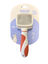 Bloob - Brosse Carde Auto-Nettoyante pour Chats - x1 Indicateur image num&eacute;ro 1