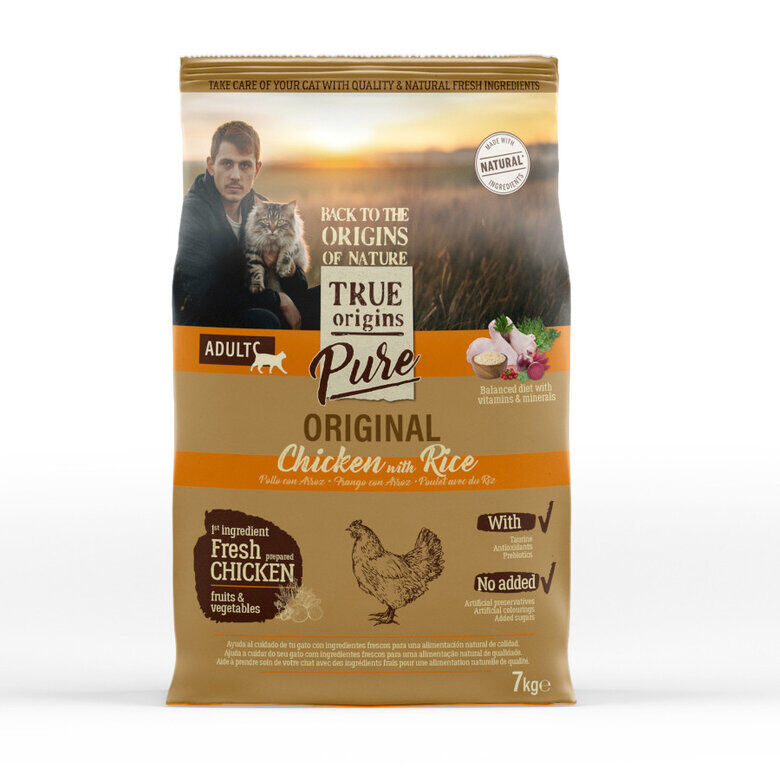True Origins Pure - Croquettes au Poulet pour Chat Adulte - 2kg Image num&eacute;ro 1