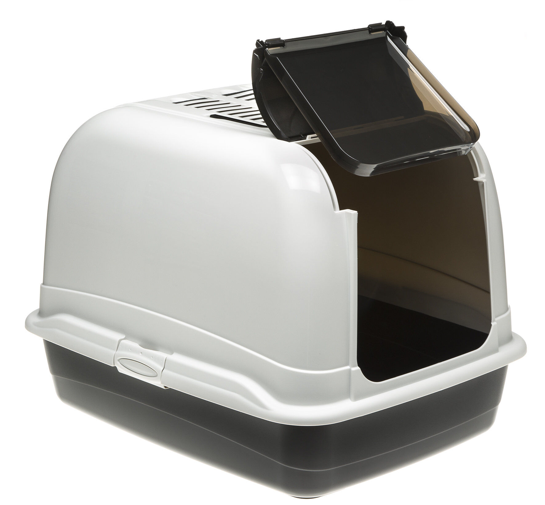 Ferplast - Maison de Toilettes Maxi Bella Cabrio pour Chats - Noir Image num&eacute;ro 2