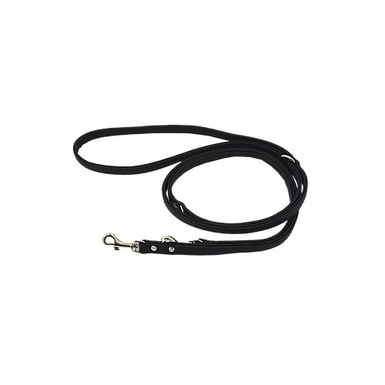 Comme Un Roi - Laisse Cuir Ajustable So Chic Noir pour Chien - 200cm