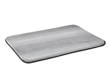 Wikopet - Tapis Plush Mat Gris pour Chiens