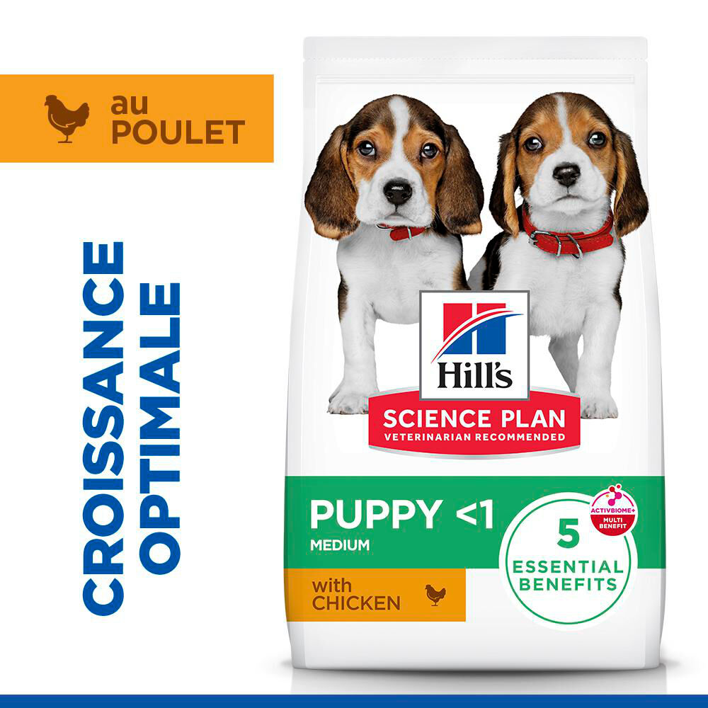 Hill's Science Plan - Puppy Croquettes Pour Chiot Au Poulet  -  2,5kg Image num&eacute;ro 2
