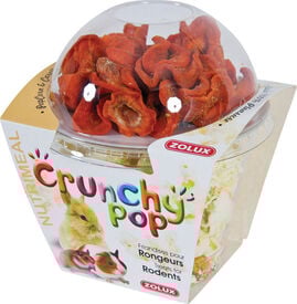 Zolux - Friandises Crunchy Pop à la Carotte pour Rongeurs - 43g