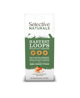 Supreme Science - Selective Naturals Harvest Loops pour Rongeurs - 80g