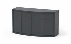 Aquatlantis - Meuble SUBLIME HORIZON 150 Anthracite pour Aquarium - 150x54x83cm