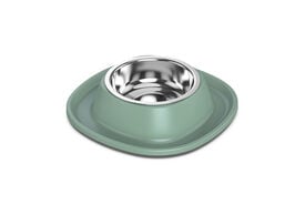 Animalis - Gamelle en Inox Soft Vert pour Chat
