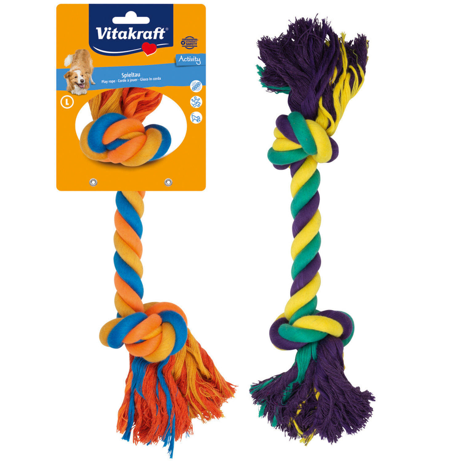 Vitakraft - Jouet - Corde &agrave; Noeuds Coton Image num&eacute;ro 1